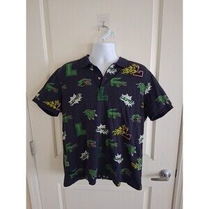 Lacoste Icon Heroes Short Sleeve Polo Shirt with  Print Regular Fit Size XL